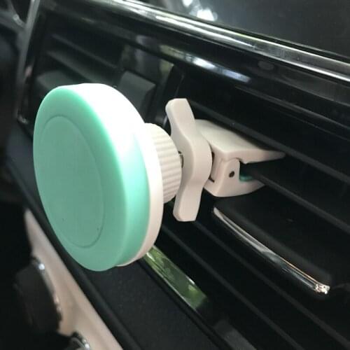 100 PCS High Quality Universal Car Air Vent Mount Holder 360 Ratotable Strong magnet Mobile Phone Holders