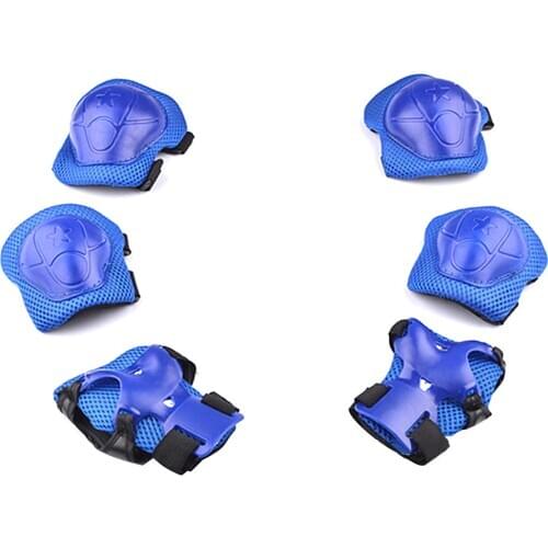 6Pcs/Set Kids Knee Pads Elbow Wrist Guards Protective Gear for 3-8 Years Old Boys Girls Skating Cycling Rollerblading Scooter