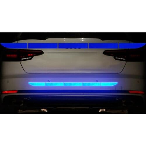 Car Auto Bumper Reflective Safety Warning Strip Tape Reflector Stickers Decals high quality