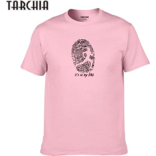 Free Shipping TARCHIA T Shirt High-Quality Cool Male Tee Short Sleeved Mens Women Casual T-shirt DNA Logo 062203