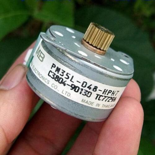 1pc four-phase five-wire stepping motor miniature 35MM 7.5 degrees stepping gear motor