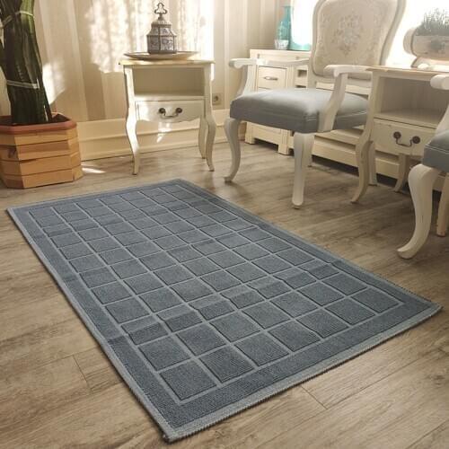 Italian Retro Design Floor Rugs Washable, Embossed Textured Cotton Rugs for Bedroom living room, High Quality Woven Boucle Effects 2021 Design Carpet Area rugs