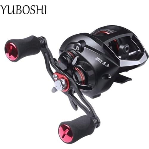 YUBOSHI Brand JF2000 Series Baitcasting Fishing Reel 6.3:1 8KG Max Drag Metal Spool Fishing Wheel pesca