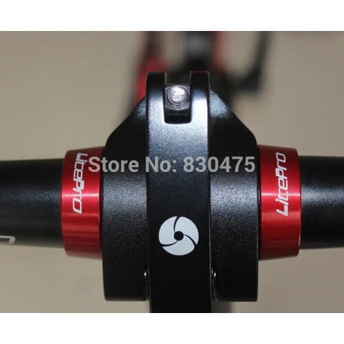 Litepro handlebar fixed ring BMX handlebar lock cross rings head tube 25.4 mm DH folding bike upgrade