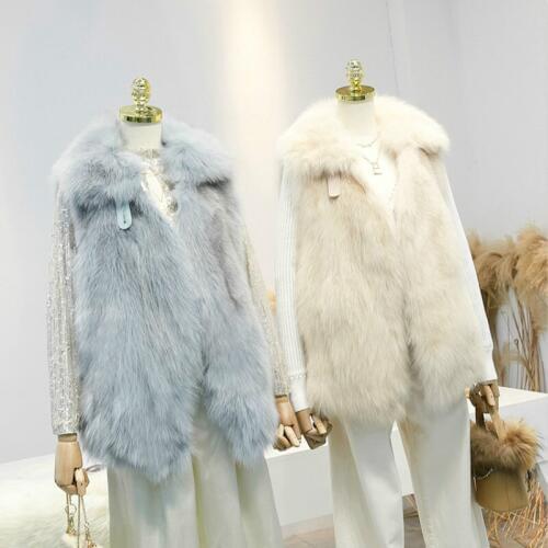 Fur Coat Women Real Clothes 2020 Autumn Winter Warm Slim Vest Jacket Fashion Sleeveless Waistcoat Manteau Femme 9692 YY2242