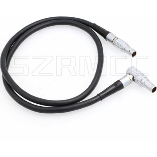 Ambient NanoLockit Right Angle 5 Pin to EXT 9 Pin Timecode Input Output Cable for RED Komodo 6K Digital Cinema Camera