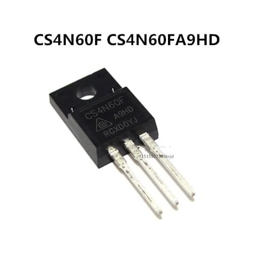 Original new 5pcs/ CS4N60F CS4N60FA9HD 4A600V TO-220F