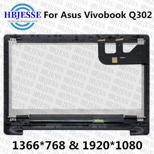 Original 13.3'' HD OR FHD LCD For Asus Vivobook Q302 Q302L Q302LA Q302LN LCD Display Touch Screen Digitizer assembly