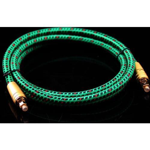 Hifi Optical Fiber Cables Professional 5.1 for DTS TV box PS4 Speaker Wire Soundbar Amplifier Subwoofer