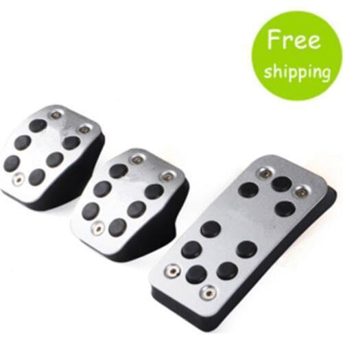 Manual NO DRILL Auto Gas Brake Cluth Pedal Replacement Kits For 2012-2018 Ford Focus Foot Pedals Pads Cover