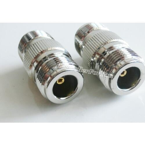 1Pcs N female plug to N type female straight RF Adapter Connector