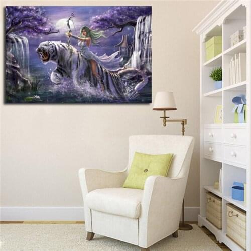 Tyrande Whisperwind World Of Warcrafts Wall Art Canvas Posters Prints Painting Pictures For Bedroom Home Decor Accessories