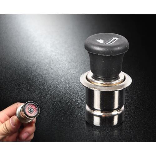 DWCX 12V Universal Car Power Plug Socket Output 20mm Automatic Cigarette Lighter Ignition For Lada Granta Kalina Kia Rio Almera