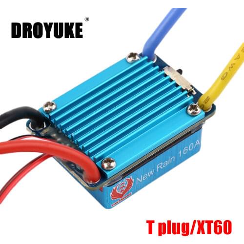 Droyuke Waterproof RC Boat 160A ESC 380 Brushed Motor Speed Controller Dual Mode Regulator Band Brake for 1/12 RC Car Wholesale