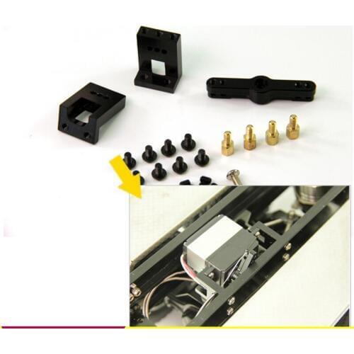 1/14 Tractor Trailer Aluminum Alloy Axle Bridge Differential Controller Locking Wire Integrated Fixing Mount for 1:14 RC Trucks