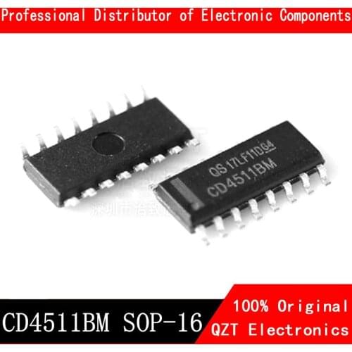 10PCS/LOT CD4511BM SOP16 CD4511BM96 SOP CD4511 SOP-16 SMD new and original IC In Stock