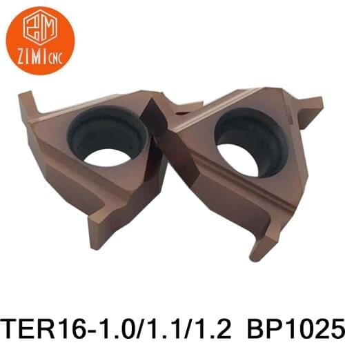10pcsTER16-1.0 TER16-1.1 TER16-1.2 BP1025 Carbide CNC Lathe insert high quality Shallow groove small aperture cutting blade