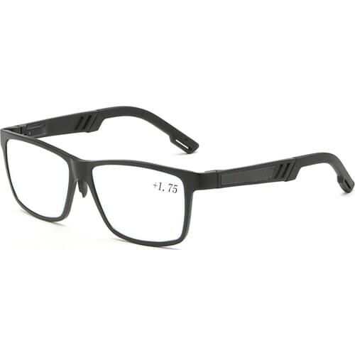 Al-mg Alloy Carbon Fiber Ultralight Reading Glasses +0.75 +1 +1.25 +1.5 +1.75 +2 +2.25 +2.5 +2.75 +3 +3.25 +3.5 +3.75 +4 To +6
