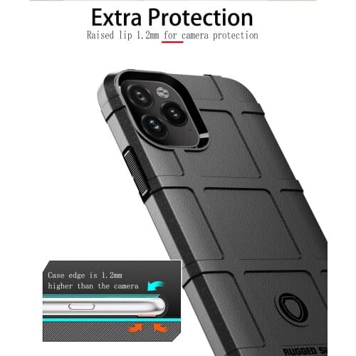 For iPhone 12 11 Pro XR XS Max X 6S 7 8 Plus SE2020 Rugged Fiber Shield Matte Rubber Anti-fall Shockproof Armor Ring Case Cover