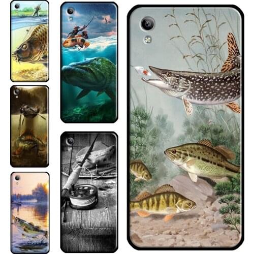 Fishing Painting Case For Vivo V20 SE V17 Neo V11i S1 Y12 Y17 Y19 Y20 Y20S Y30 Y70 Y81 Y91C Y11 2019 Y1S