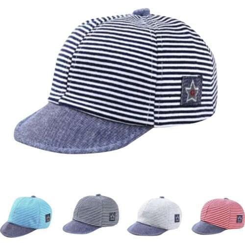 Toddler Newborn Hat For Baby Cute Letter Soft Eaves Baseball Cap Sun Beret Hats Striped Baby Accessories шапочки для малышей