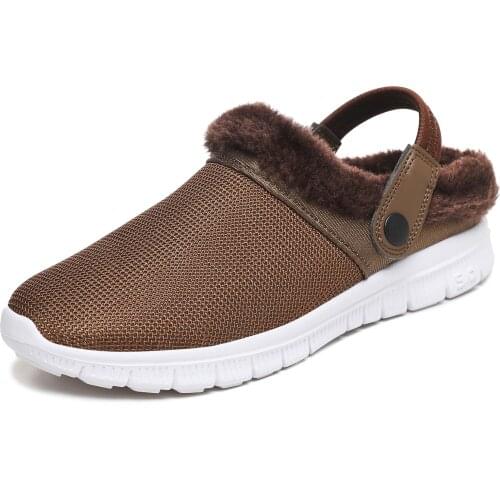 Couple Indoor And Outdoor Home Cotton Slippers Men And Women Warm Cotton Slippers Garden Cotton Slippers