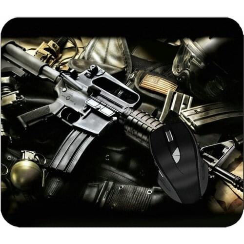 Gaming Mouse Pad Weapon Assault Rifle Grenade Mouse Mat