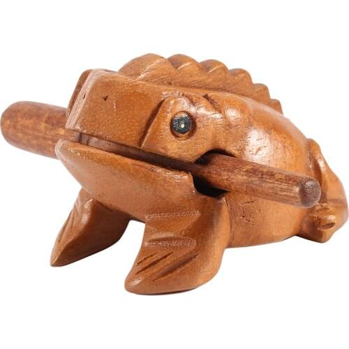 Thailand Traditional Craft Wooden Lucky Frog Croaking Musical Instrument Home Office Decorative Miniatures Tabletop Lucky Gifts1