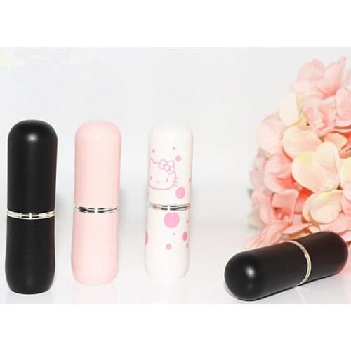 Cute Lovely 12.1mm Black Pink Empty Lip Balm Containers DIY Makeup Lips Care Protector Lipstick Tubes Bottle Packaging 20pcs/lot