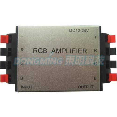 Led Amplifier Controller DC 12V 24V RGB Amplifier 144W High Power LED Strip Signal Amplifier Free shipping