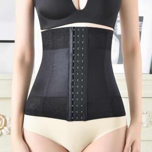 Body Shaper Women Waist Trainer Cincher Underwear Lingerie Tummy Slim Belt Postpartum Control Underbust Steel Boned Corset