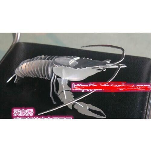 Lobster DWG CAD drawing design file for cnc laser cutting