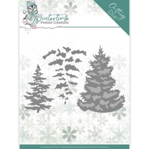 AliliArts Metal Cutting Dies 3pcs Tree diy Scrapbooking Photo Album Decorative Embossing PaperCard Crafts Die 2020