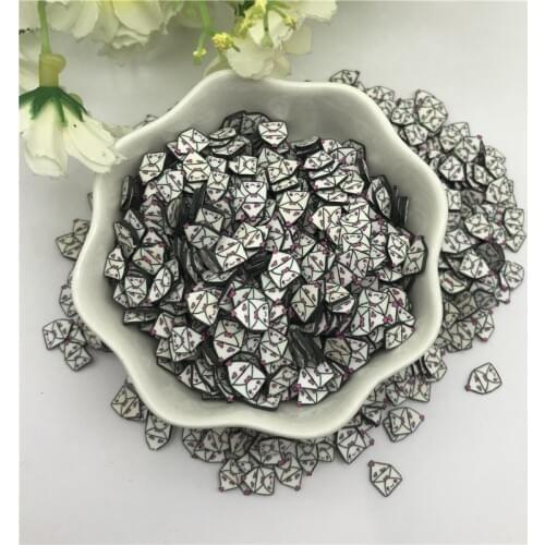 Cute envelope Mix for Resin DIY Supplies Nails Art Polymer Clear Clay accessories DIY Sequins scrapbook shakes Craft