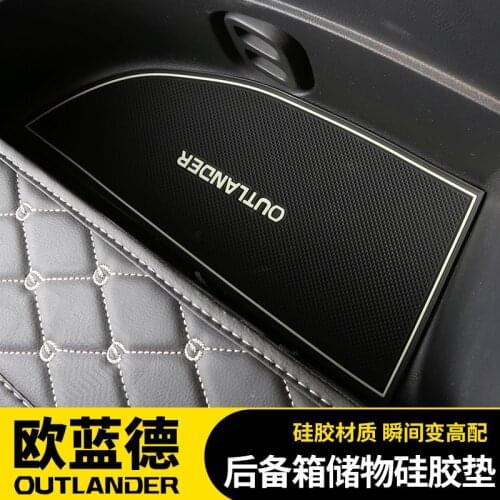 Multi-function Car Organizer Fixed Partitions Blocks Trunk Cargo Management Rear Trunk Cargo Holder For Mitsubishi Outlander