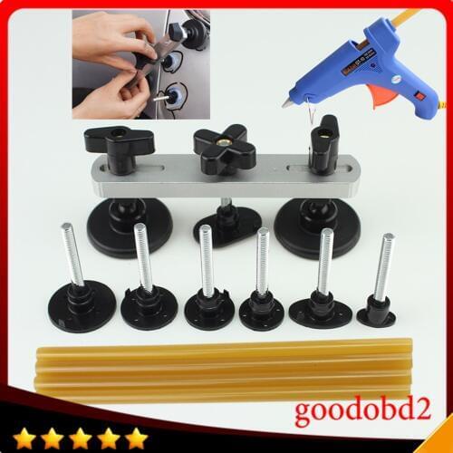Car Paintless Dent Repair Tool kit Instruments Ferramentas Latest Bridge Puller Dent Removal Hand Tool Set with glue gun A
