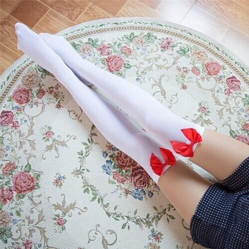 New Women Socks Fashion Stockings Casual Cotton Thigh High Over Knee Cotton High Socks Girls Womens Female Long Knee Sock