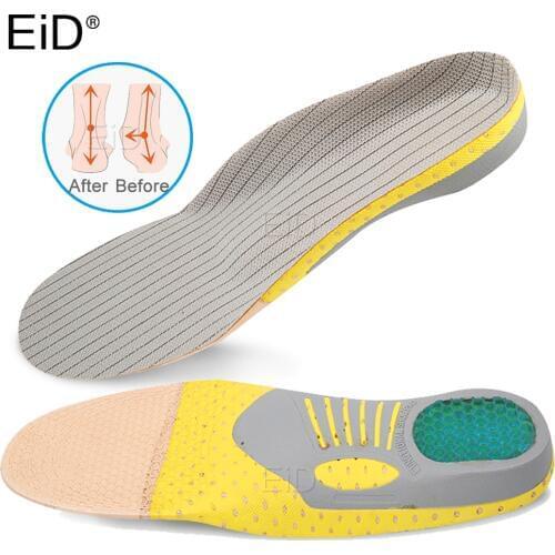 EiD Orthopedic Insoles Orthotics Flat Foot Arch Support Shoe Pads For Shoes Insert Pad For Plantar fasciitis Feet Care man women