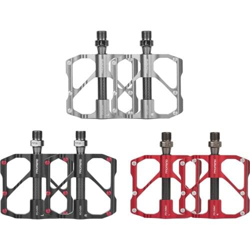 MTB Road Bike Pedals Lightweight Widen 9/16" DU Bearing Bicycle Pedals
