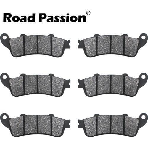 Road Passion Motorcycle Front & Rear Brake Pads For HONDA NRX1800 NRX 1800 Rune 18 2004-2005 VTX VTX1800 (All models) 2002-2011