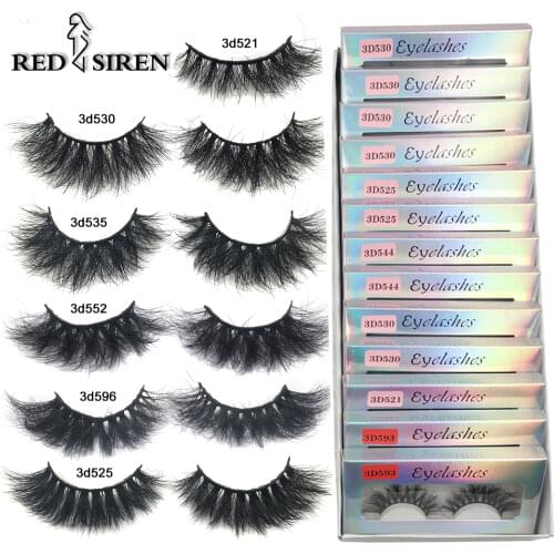 Wholesale Lashes Mink Fluffy Natural Eyelashes 5/10/30/50 Wholesale Items Make Up 3d Mink Lashes