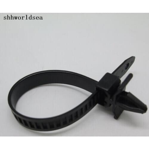 Shhworldsea Releasable Cable Strap, Length: 142mm Max Bundle Diameter: 30mm For Honda 90672 SA0 0030 For Mazda 9928 91 053