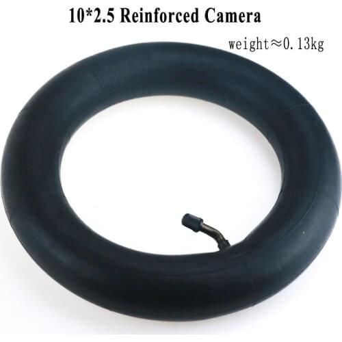 10*2.5 Reinforced Inner Tire with 45 Degree Bent Valve for 10 inch Electric Scooter 10*2.5 Thick Wear Resistant Camera Tyre Part