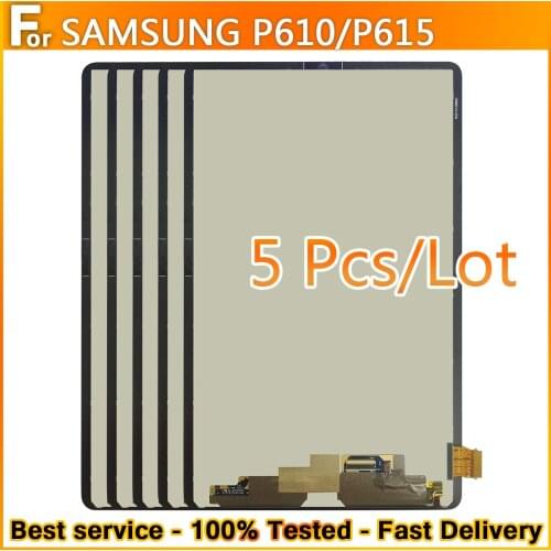 5Pcs Original LCD for Samsung Galaxy Tab S6 Lite 10.4" P610 P615 P615N P617 LCD display touch screen P610 LCD Replacement
