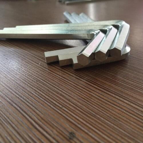 1set Inner Six Angle Wrench 1.5mm 2mm 2.5mm 3mm 4mm 5mm 6mm 8mm Galvanized Wrench Common Use Repair Tools