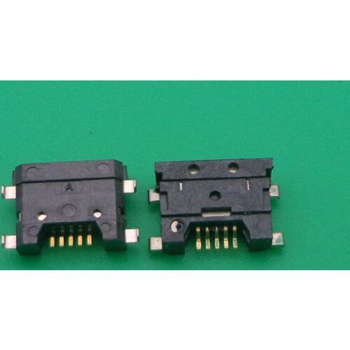 2-50pcs/lot Mini Micro USB connector Charging Port Dock socket power plug 5pin female Repair Parts for ZTE S2002