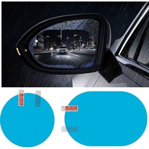 2 Pcs Car Rainproof Film Car Car Rearview Mirror protective Rain proof Anti fog Waterproof Film Membrane Car Sticker Accessories