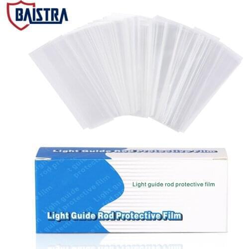 200 Pieces/Box Dental Disposable Sheath Sleeve Cover 18*67MM Plastic For Curing Light Stick