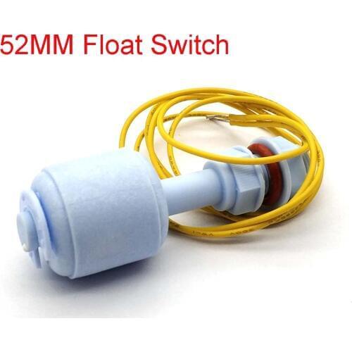 52mm PP Liquid Water Level Sensor Horizontal Float Switch Down