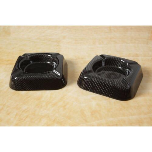 Car Accessories Universal Carbon Fiber Glossy Finish Ashtray